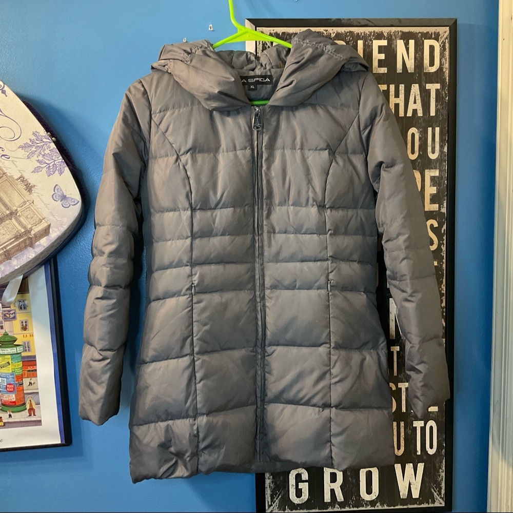 VIA SPIGA GIRLS DOWN PUFFER PARKA JACKET XL